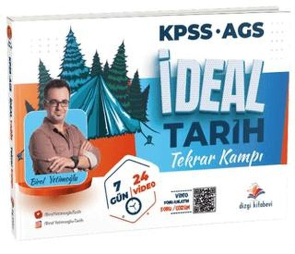 2026 KPSS MEB AGS İdeal Tarih Video Konu Anlatımlı Tekrar Kampı | Dizgi Kitap (Ciltsiz)