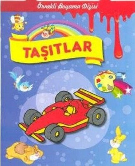 Taşıtlar Örnekli Boyama | Parıltı Yayınları