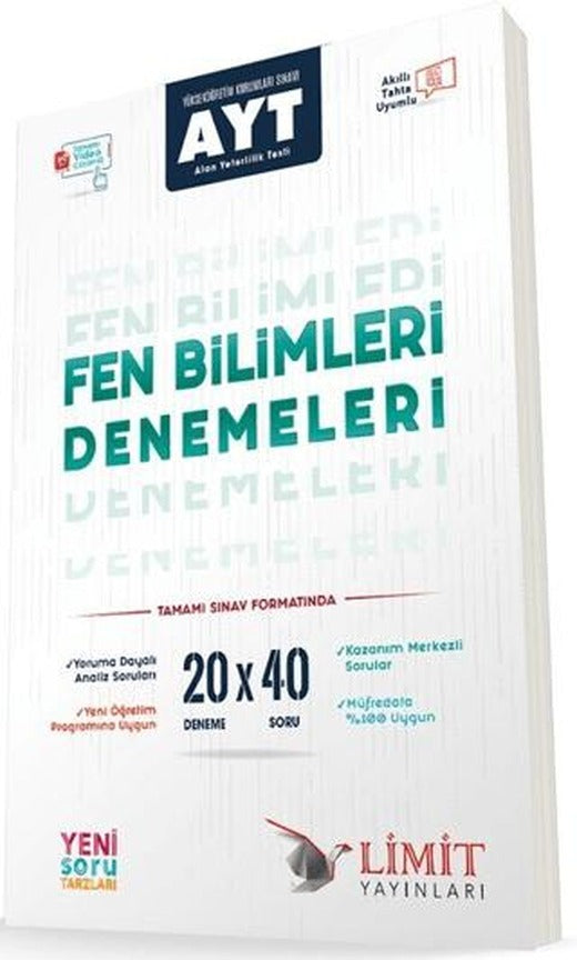 AYT Fen Bilimleri 20x40 Video Çözümlü Denemeleri