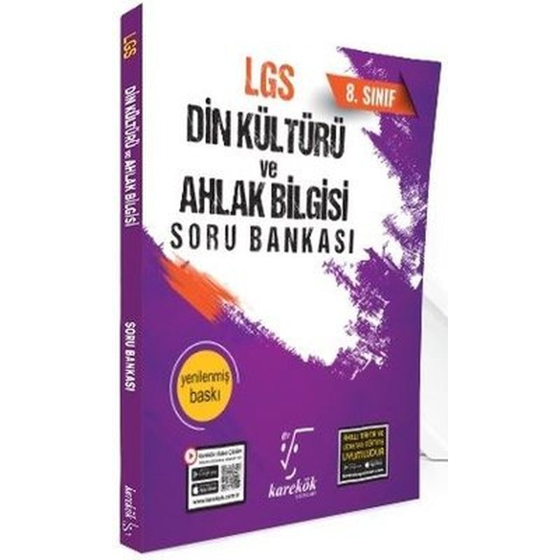 8. Sınıf LGS Din Kültürü ve Ahlak Bilgisi Soru Bankası | Karekök Eğitim Yayın (İnce Kapak)