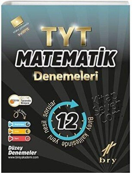 TYT Matematik 12'li Branş Denemeleri | Birey Eğitim Yayınları (İnce Kapak)