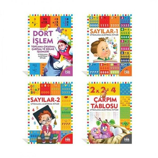 Süper Matematik Seti - 4 Kitap Takım | Halk Kitabevi