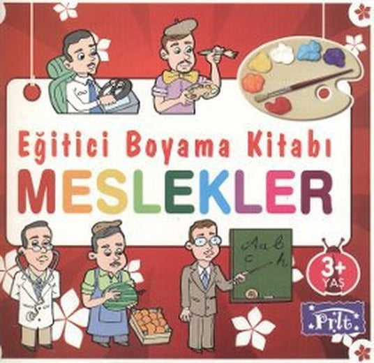 Eğitici Boyama Kitabı - Meslekler | Parıltı Yayınları