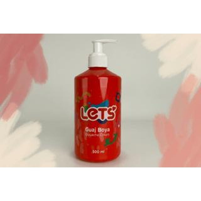 Let’s Guaj Boya Kırmızı 500 ml | Lets