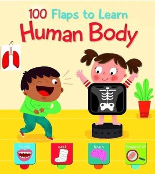 100 Flaps To Learn: Human Body | Yoyo Books (Ciltli)