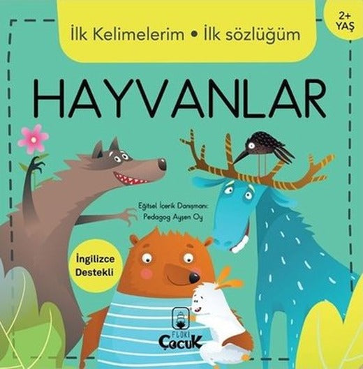 İlk Kelimelerim İlk Sözlüğüm Hayvanlar 2 + Yaş | Floki Çocuk