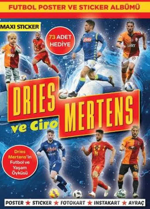 Dries Mertens Poster ve Sticker Albümü 011 | Maxi Yayıncılık (Ciltsiz)