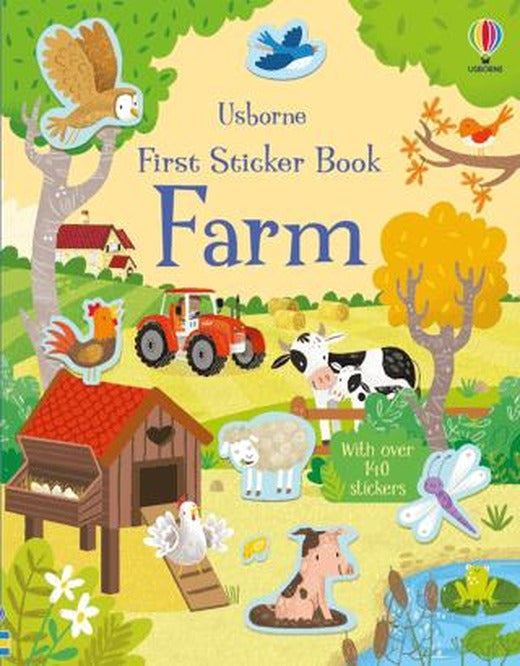 First Sticker Book Farm | Usborne (Ciltsiz)