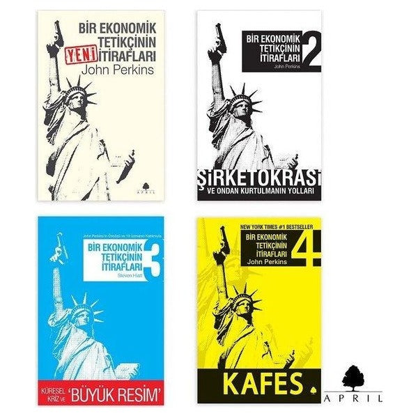 Bir Ekonomik Tetikçinin İtirafları Seti - 4 Kitap Takım | April Yayıncılık (İnce Kapak )