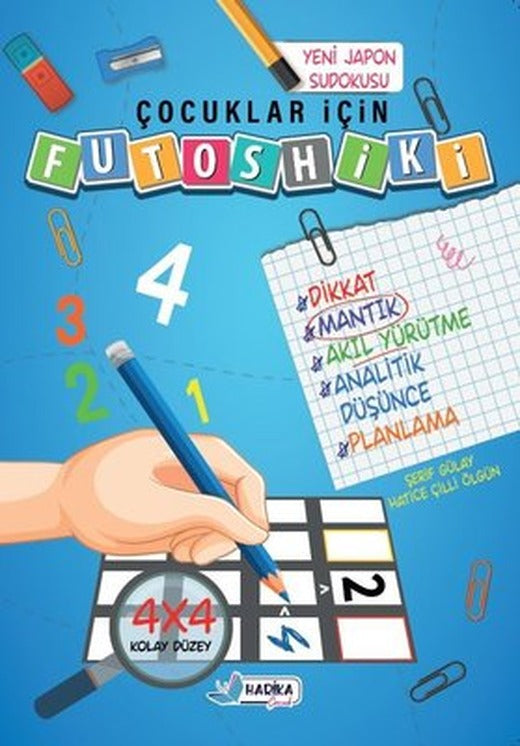 Çocuklar İçin Futoshiki 4 x 4 Başlangıç Düzeyi | Harika Çocuk