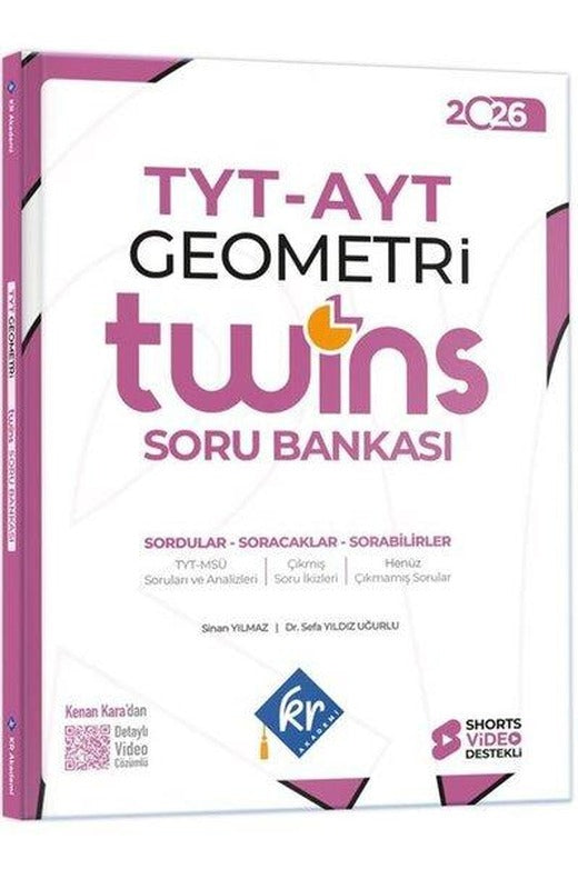 TYT - AYT Twins Geometri Soru Bankası | KR Akademi (İnce Kapak)