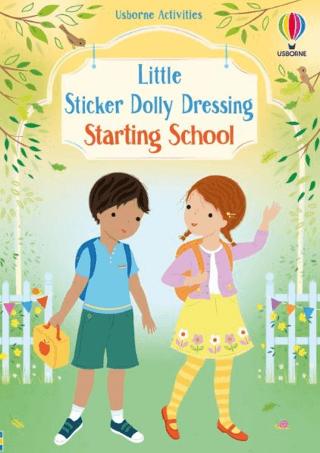 Little Sticker Dolly Dressing Starting School | Usborne (Ciltsiz)  - Resim 1
