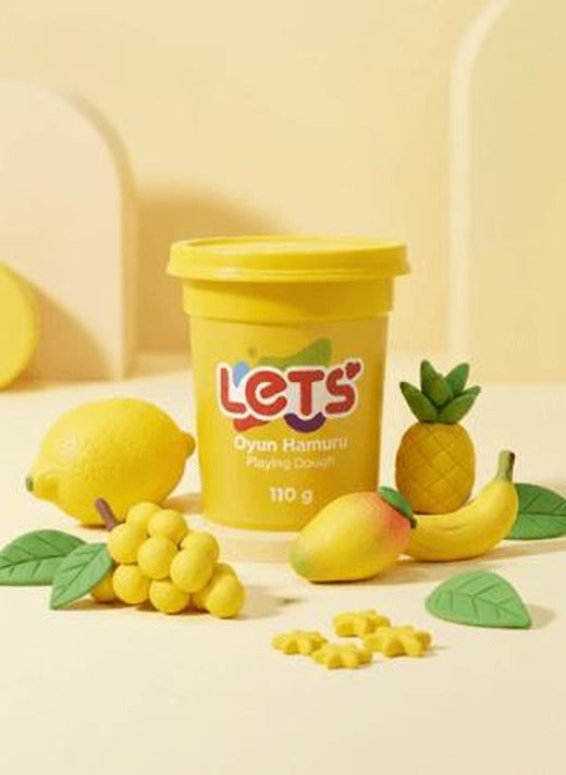 Let's Oyun Hamuru Sarı 110g | Lets