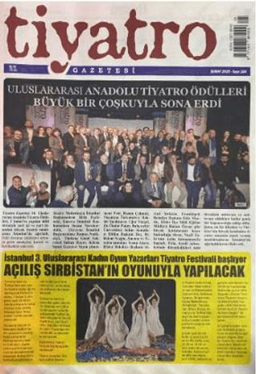 Tiyatro Gazetesi Sayı: 164 Şubat 2025 | Tiyatro Gazetesi (Ciltsiz)