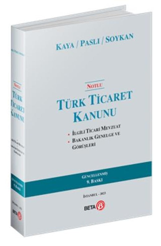 Notlu Türk Ticaret Kanunu | Beta Yayınevi (Ciltli)