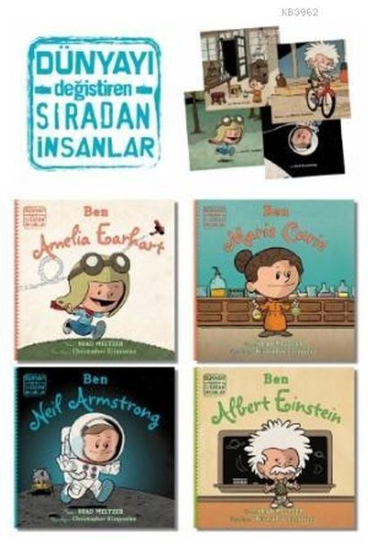 Dünyayı Değiştiren Sıradan İnsanlar Seti (4 Kitap Takım) | İndigo Çocuk (Ciltsiz)