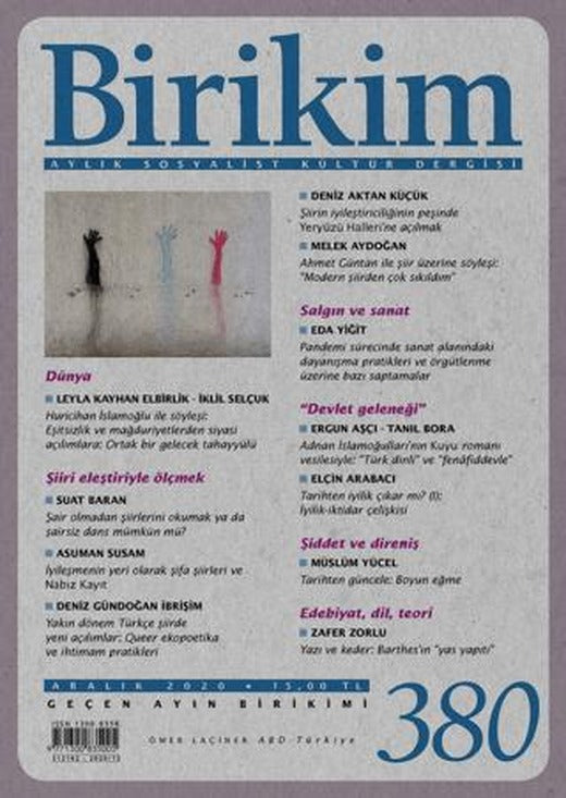 Birikim Aylık Sosyalist Kültür Dergisi Sayı: 380 Aralık 2020 | Birikim Yayınları (Ciltsiz)