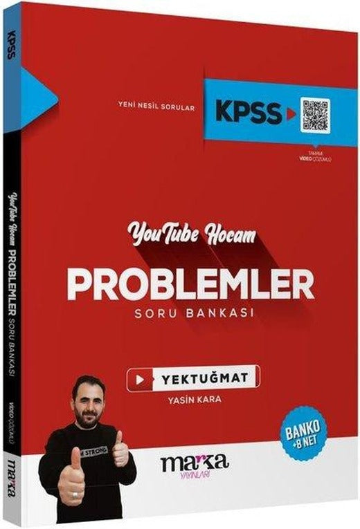 2025 KPSS Youtube Hocam Problemler Soru Bankası | Marka Yayınları (İnce Kapak)