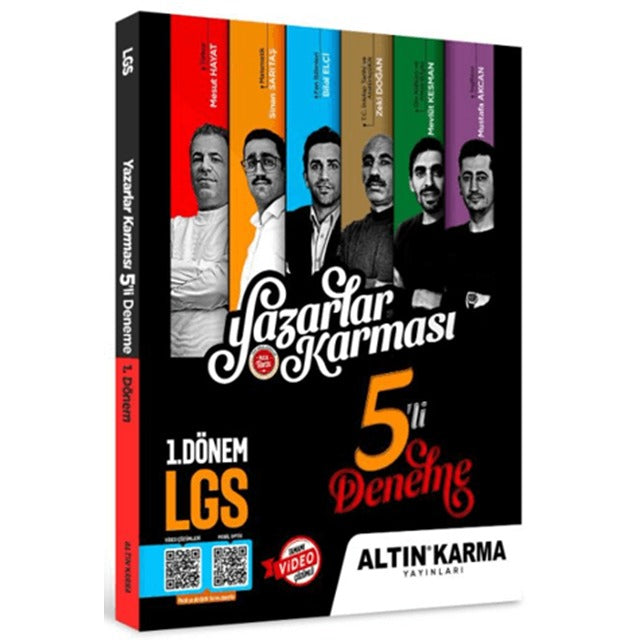 Yazarlar Karması 5'li Deneme | Altın Karma Yayınları (Ciltsiz)