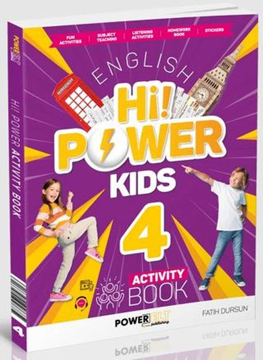 4. Sınıf Hi! Power Activity Book | Model Eğitim Yayıncılık (Ciltsiz)