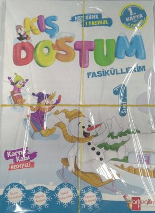 1. Sınıf Kış Dostum Tatil Kitabı (4 Hikayeli) | Artı Eğitim Yayınları (Ciltsiz)