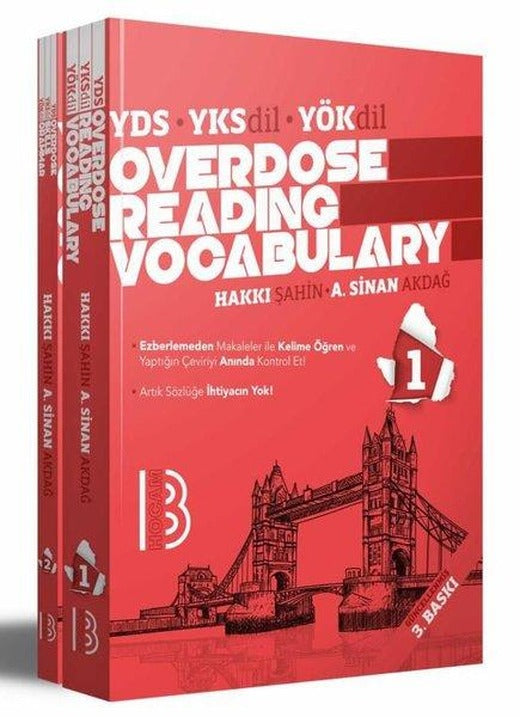YDS YÖKDİL YKSDİL Overdose Reading Vocabulary | Benim Hocam Yayınları (İnce Kapak)