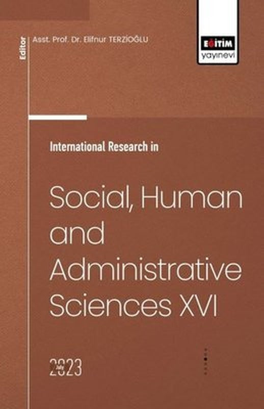 International Research in Social Human and Administrative Sciences 16 | Eğitim Yayınevi