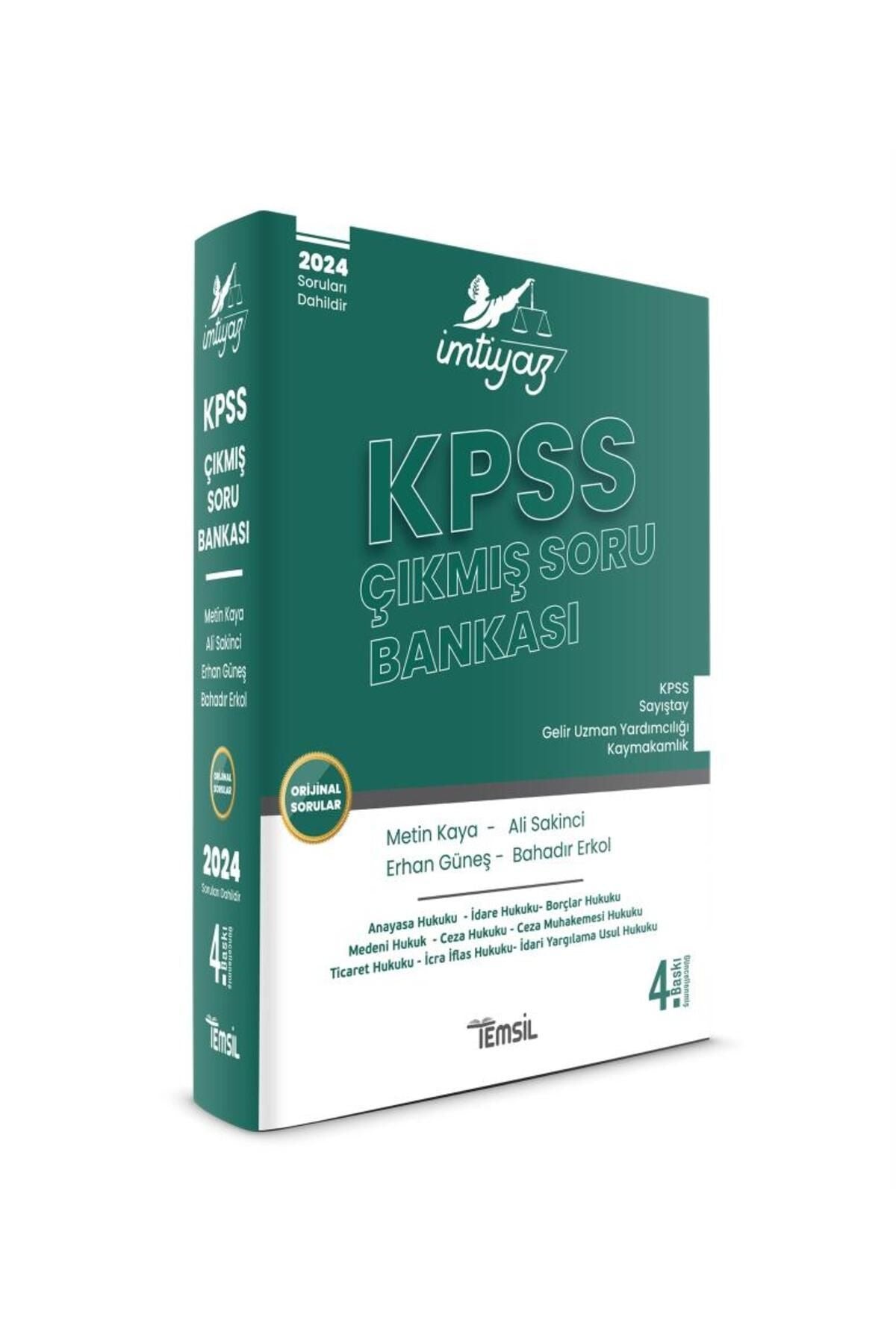 İmtiyaz KPSS Çıkmış Soru Bankası | Temsil Kitap (Ciltsiz)