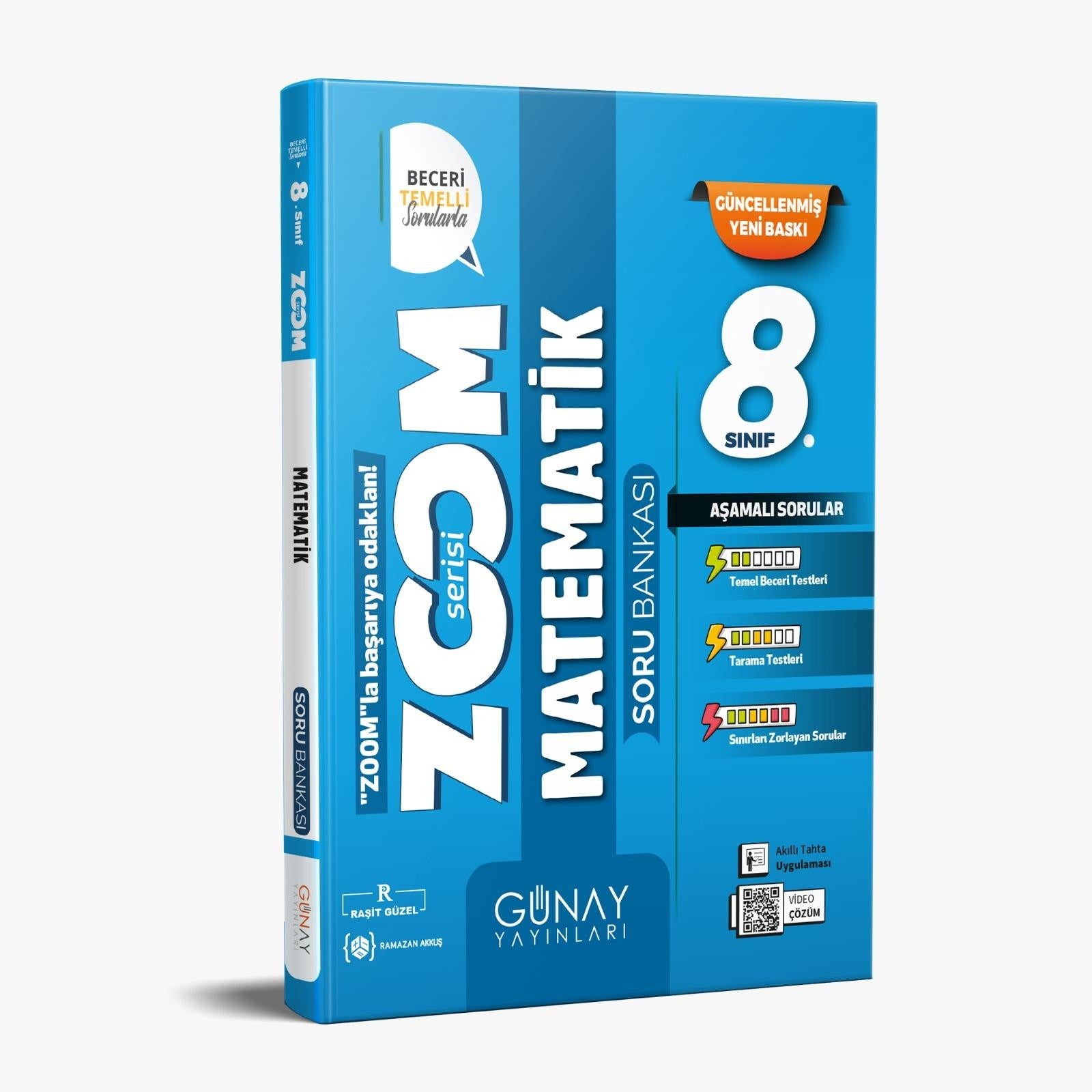 8.Sınıf Zoom Serisi Matematik Soru Bankası | Günay Yayıncılık (İnce Kapak)