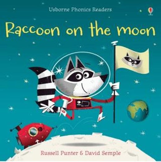 Raccoon on the Moon (Phonics Readers) | Usborne (Ciltsiz)