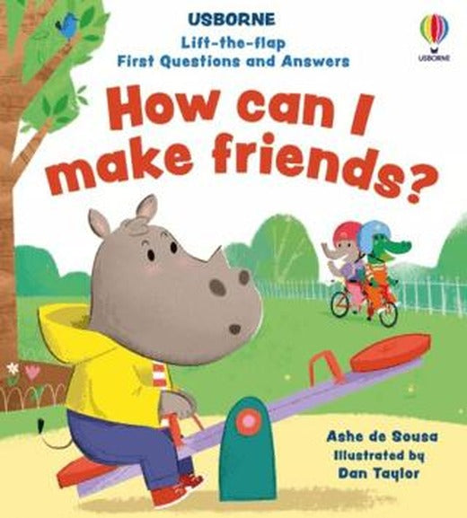 Lift - The - Flap First Questions and Answers How Can I Make Friends? | Usborne (Ciltli)