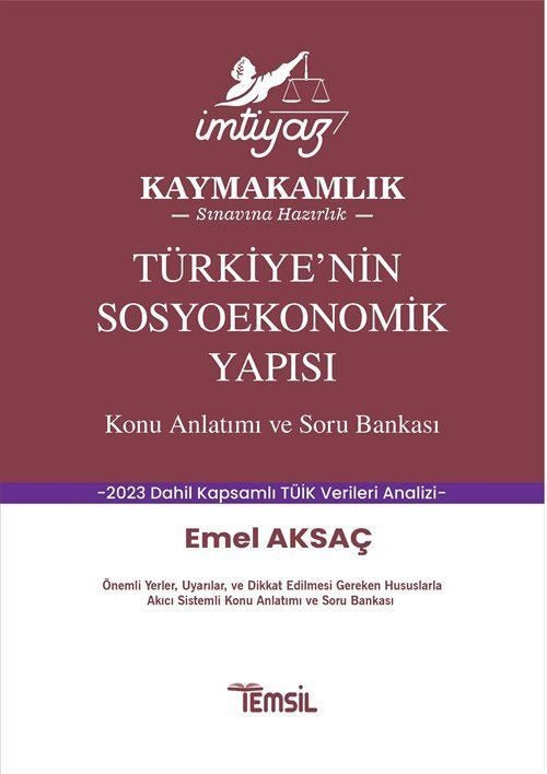 İmtiyaz Türkiyenin Sosyoekonomik Yapısı Konu Anlatımı ve Soru Bankası | Temsil Kitap (Ciltsiz)