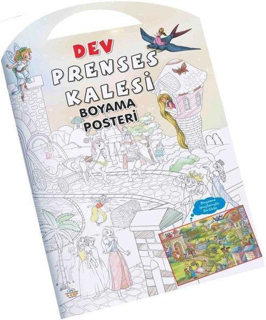Dev Prenses Kalesi - Boyama Posteri | 0-6 Yaş Yayınları (İnce Kapak)
