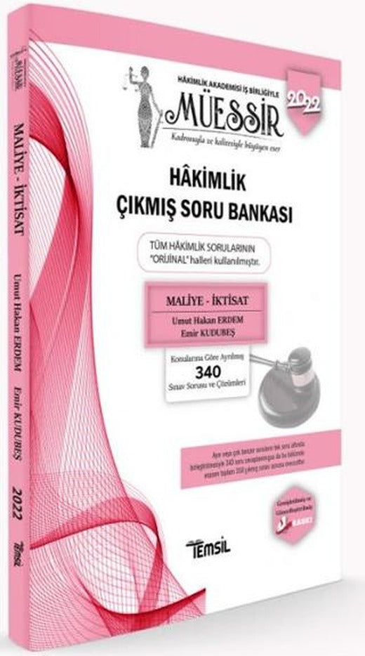 Müessir Maliye İktisat Hakimlik Çıkmış Soru Bankası | Temsil Kitap (Ciltsiz)