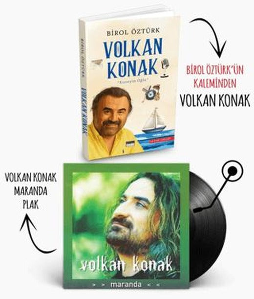 Plaklı Kitaplar - Volkan Konak - Maranda Plak | Plak (Ciltsiz)