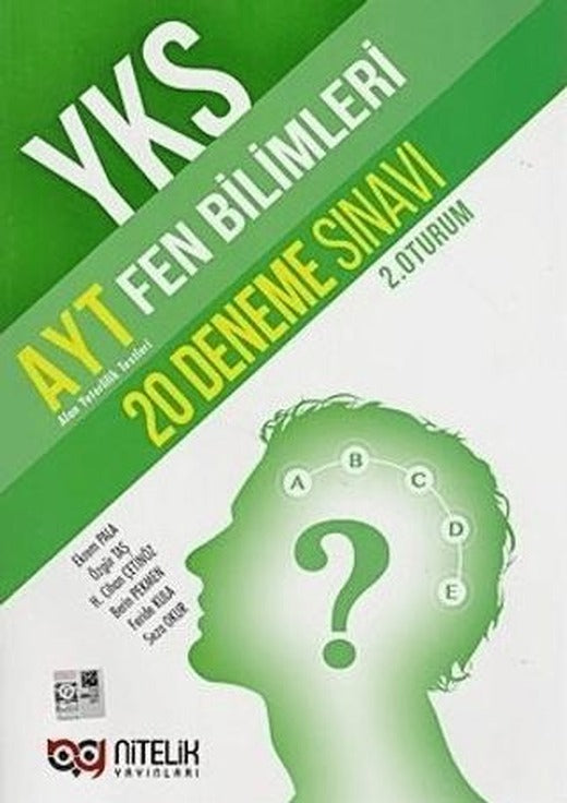 Nitelik YKS AYT Fen Bilimleri 20 Deneme Sınavı (2.Oturum) | Nitelik Yayınları (Ciltsiz)
