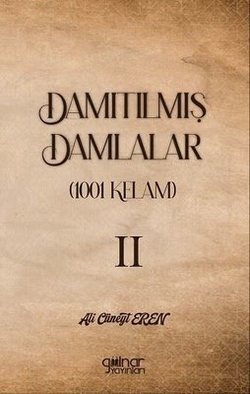 Damıtılmış Damlalar 1001 Kelam 2 | Gülnar Yayınları (İnce Kapak)