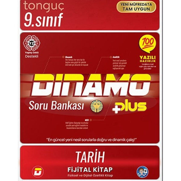 9. Sınıf Dinamo Tarih Soru Bankası | Tonguç Akademi (İnce Kapak)
