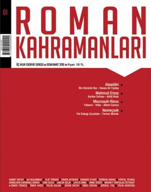 Roman Kahramanları Sayı: 1 Ocak-Mart 2010 | Roman Kahramanları Dergisi (Ciltsiz)