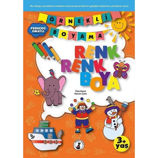Örnekli Boyama - Renk Renk Boya 3+ Yaş | Misket Kitap