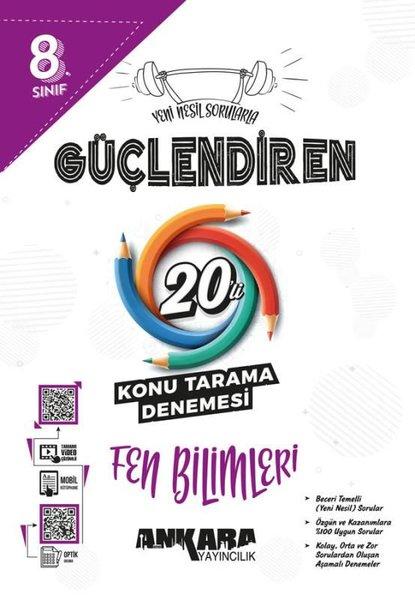 8. Sınıf  Fen Bilimleri Güçlendiren 20'li Konu Tarama Denemesi | Ankara Yayıncılık (İnce Kapak)  - Resim 1