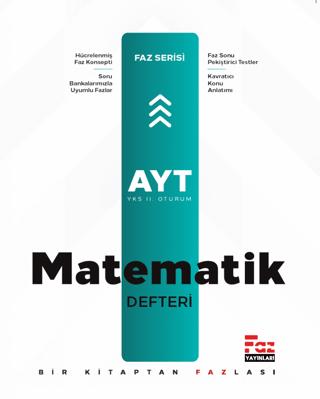 AYT Matematik Defteri | Faz Yayınları (Ciltsiz)  - Resim 1