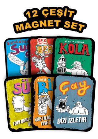 Umut Sarıkaya 12'li Magnet Set | Komikşeyler Yayıncılık - Resim 1
