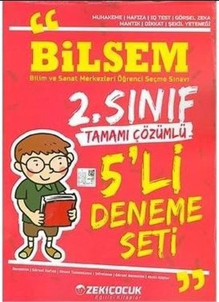 3.Sınıf Bilsem Tamamı Çözümlü 5'li Deneme - Kolektif kitap kapağı