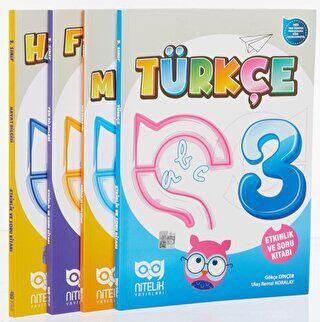Nitelik Yayınları 3. Sınıf İlkokul Konu Seti - Gökçe Dinçer kitap kapağı