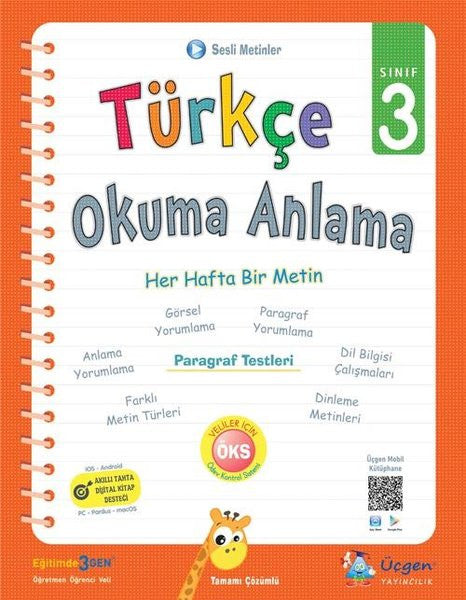 3.Sınıf Türkçe Okuma Anlama - Kolektif kitap kapağı