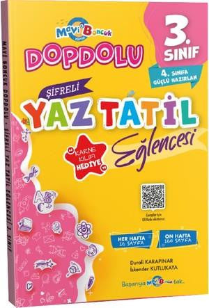 3.Sınıf Yaz Tatil Kitabı - Mavi Boncuk kitap kapağı