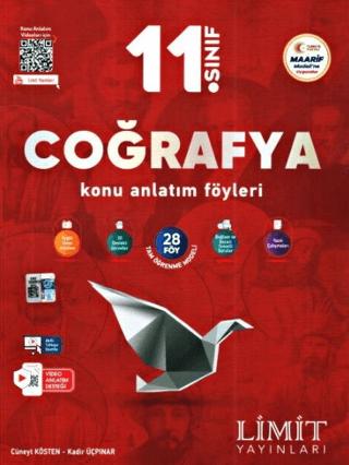 11. Sınıf Coğrafya Konu Anlatım Föyleri | Limit Yayınları (Ciltsiz)  - Resim 1