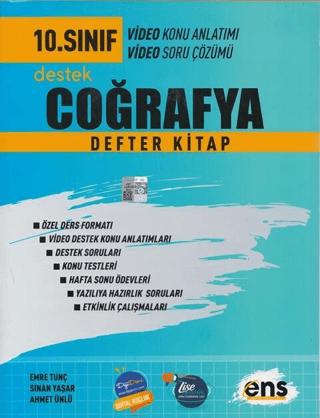 10. Sınıf Coğrafya Destek Defter Kitap | ENS Yayınları (Ciltsiz)  - Resim 1
