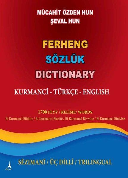 Ferheng Sözlük Dictionary: Kurmanci - Türkçe - English | Alter Yayınları (İnce Kapak)  - Resim 1